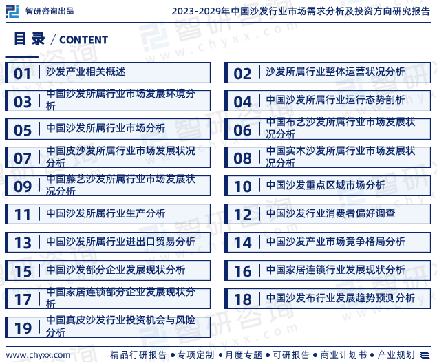 龙8国际好玩吗中国沙发行业市场运行动态及投资潜力分析报告（2023版）